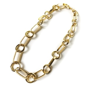 Gold plated chain necklace - αλυσίδες, μοντέρνο, γυναικεία, επιχρυσωμένα, κοντά