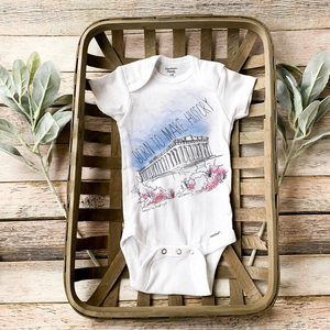 Athens,baby! | Φορμάκι μωρού | Born to make history. - κορίτσι, αγόρι, βρεφικά φορμάκια, 0-3 μηνών, βρεφικά ρούχα - 2