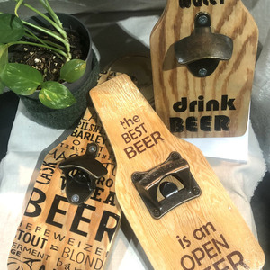 Aνοιχτήρι Μπύρας - Beer Οpener - Ξύλο Upcycle - ξύλο, χειροποίητα, διακοσμητικά - 2