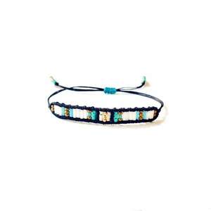Native beads, μακραμε βραχιόλια με χάντρες κ αιματιτη - charms, αιματίτης, χάντρες, boho, φθηνά - 3