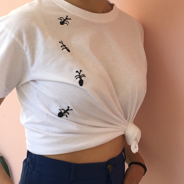T-shirt με σχέδιο μυρμήγκια - βαμβάκι, t-shirt - 2