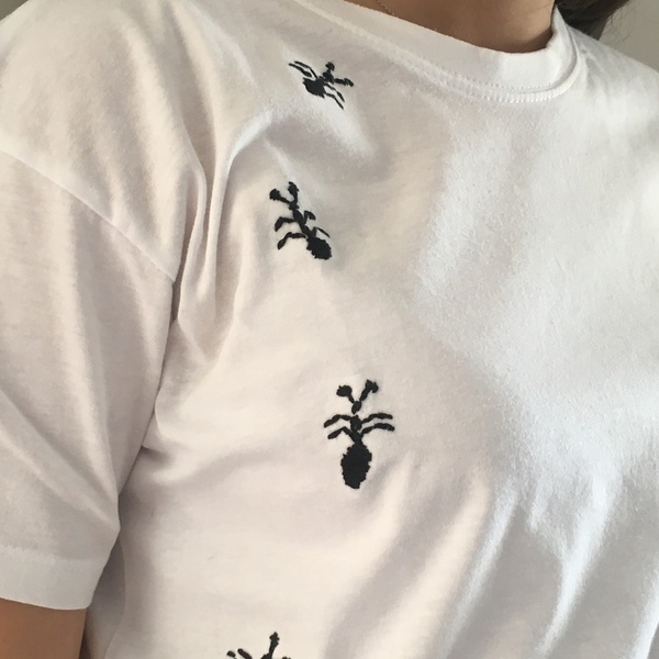 T-shirt με σχέδιο μυρμήγκια - βαμβάκι, t-shirt - 5
