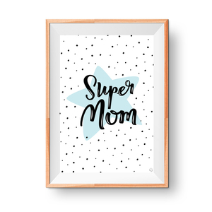 Ξύλινο Καδράκι "Σούπερ Μαμά" σε 3 Χρώματα|Δώρο για την Μαμά 21x30εκ. - πίνακες & κάδρα, δώρο, αγάπη, μαμά, δώρα για γυναίκες - 5