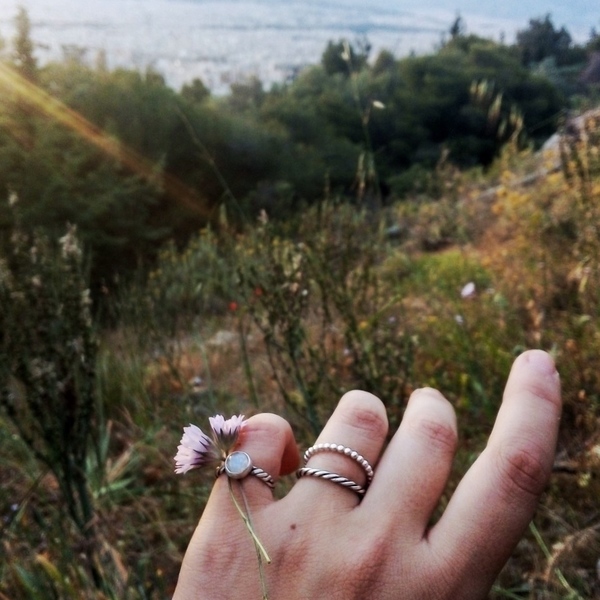 Σετ τριών δαχτυλιδιών |Moonstone ring ,set of 3, | Χειροποίητα δαχτυλιδια με φεγγαρόπετρα και βεράκια - αυξομειούμενα, ασήμι, σετ, φεγγαρόπετρα, ημιπολύτιμες πέτρες, boho, boho, μικρά, μικρά - 5