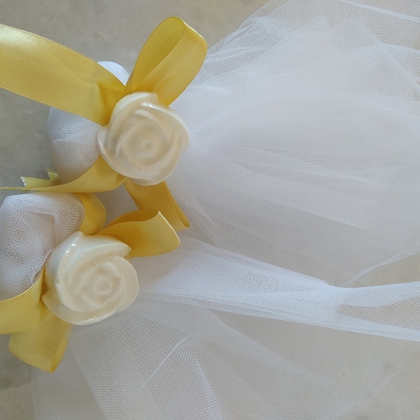 Τριαντάφυλλα σαπουνακια ελαιολάδου - είδη γάμου, λουλούδι, δώρα για γυναίκες - 2