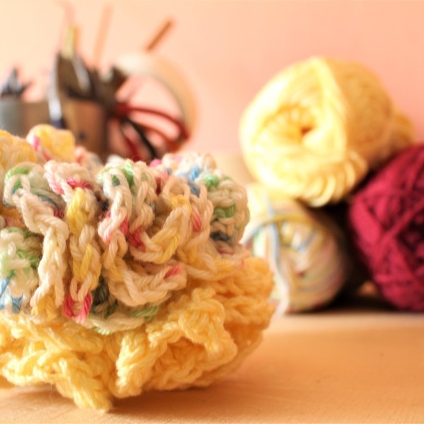 scrunchies, scrunchies crochet - λαστιχάκια μαλλιών - 4