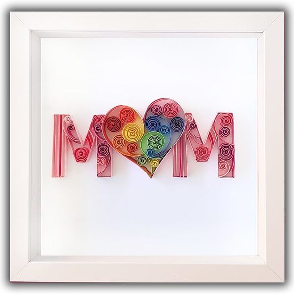 Mom - πίνακες & κάδρα, πρωτότυπα δώρα, γιορτή της μητέρας, δώρα για γυναίκες
