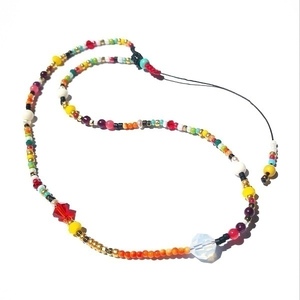 Rainbow mini choker, πολύχρωμο κολιε / τσοκερ με ημιπολυτιμες πέτρες & Swarovski - ημιπολύτιμες πέτρες, swarovski, χάντρες, κοντά