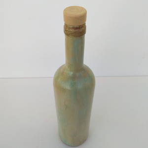 Γυάλινο μπουκάλι Vintage - γυαλί, χειροποίητα, διακοσμητικά μπουκάλια - 4