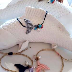 Βραχιόλι Γοργόνα (Mermaid Tails) - charms, χάντρες, γοργόνα, χεριού, αυξομειούμενα, φθηνά - 3