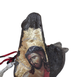 Εικόνα του Χριστού πάνω σε θαλασσόξυλο - ξύλο, διακοσμητικά - 2