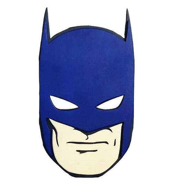 Χειροποίητη ξύλινη διακοσμητική 3D μάσκα Batman - 3d, ξύλινα διακοσμητικά τοίχου