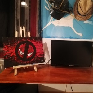 Splash Deadpool - πίνακες & κάδρα, πίνακες ζωγραφικής - 3