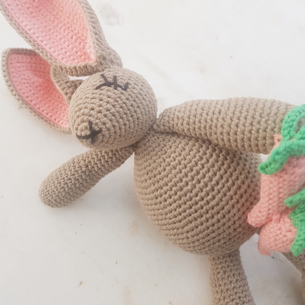 Πλεκτή κούκλα "Κουνέλι" - crochet, διακοσμητικά - 4