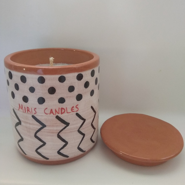 Αρωματικό κερί σόγιας - κεραμικό, αρωματικά κεριά, κερί σόγιας - 2