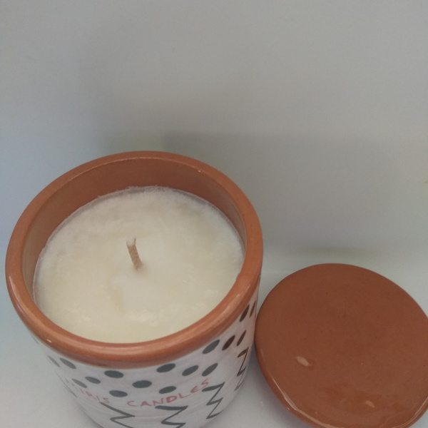 Αρωματικό κερί σόγιας - κεραμικό, αρωματικά κεριά, κερί σόγιας - 3