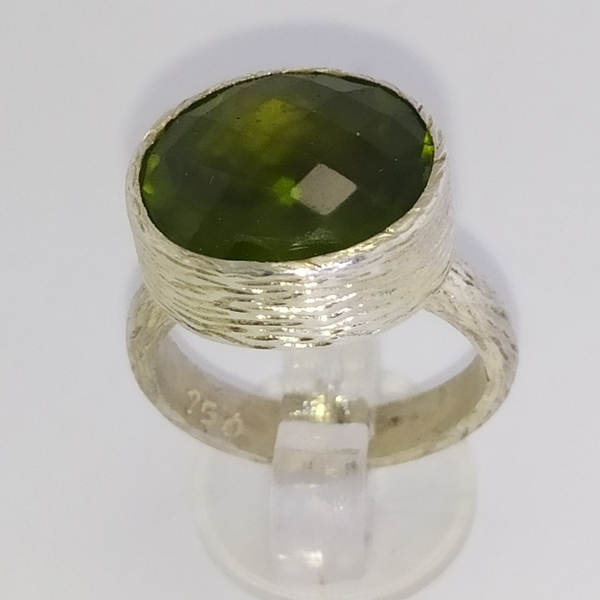 Royal Green - ασήμι, ημιπολύτιμες πέτρες, μεγάλα, αυξομειούμενα - 2