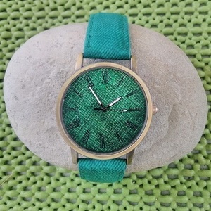 Ρολόι χεριού πράσινο - δέρμα, ρολόι, δώρα για γυναίκες - 2