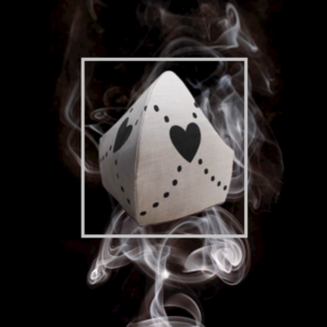1.Μάσκα βαμβακερή-πολλαπλών χρήσεων-Σχέδιο "Μαύρες καρδούλες". - βαμβάκι, γυναικεία, χειροποίητα, πλενόμενο, δερματολογικά ελεγμένη, μάσκες προσώπου - 2