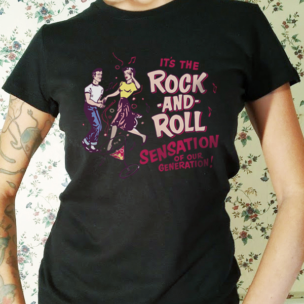 Rock'n'roll 50s rockabilly dance couple vintage retro - 4