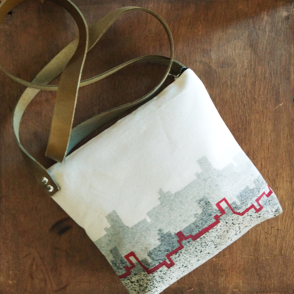 All Day Crossbody Bag|Τσάντα με τύπωμα πόλης - statement, γυναικεία, χιαστί - 5