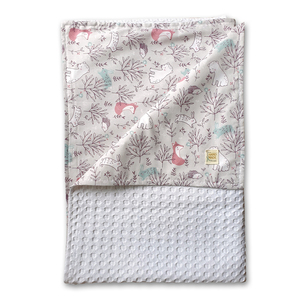 Βρεφική πικέ κουβέρτα με ύφασμα της επιλογής σας - κορίτσι, δώρα για βάπτιση, δώρο γέννησης, κουβέρτες