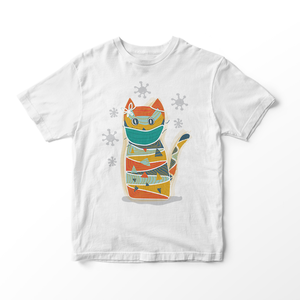 Παιδικό κοντομάνικο μπλουζάκι - Η ΠΑΡΔΑΛΗ ΓΑΤΑ - κορίτσι, αγόρι, παιδικά ρούχα, 1-2 ετών
