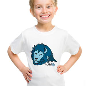 Παιδικό κοντομάνικο μπλουζάκι - ΛΙΟΝΤΑΡΙ - WILDLIFE - αγόρι, παιδικά ρούχα, 1-2 ετών - 2