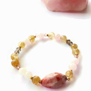 Bliss - Βραχιόλι με ημιπολύτιμες πέτρες - αυξομειούμενα, bracelet, ημιπολύτιμες πέτρες, δώρα γενεθλίων
