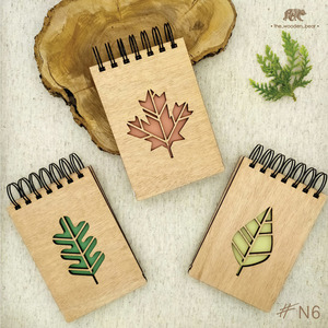 Ξύλινο Μικρό Σημειωματάριο Seasons (Mini Wooden Notebook) 10cm x 15cm - δώρα για άντρες, δώρα γενεθλίων, δώρα για γυναίκες, τετράδια & σημειωματάρια - 2