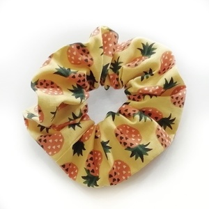Summer fruits (σετ 2 Scrunchies - λαστιχάκια για τα μαλλάκια) - λαστιχάκια μαλλιών - 3