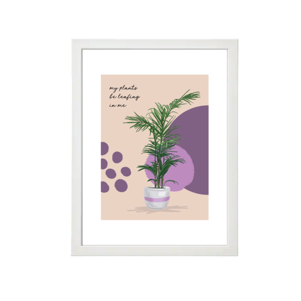 Plant Artprint | 21x30 | + pvc κάδρο - πίνακες & κάδρα