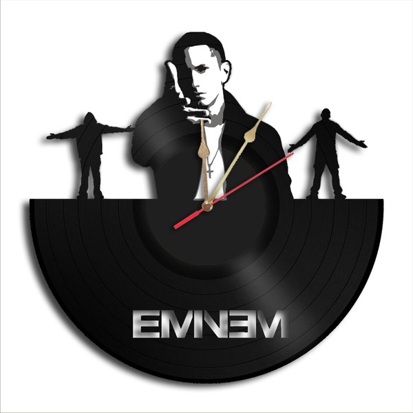 Χειροποίητο ρολόι τοίχου Eminem ΚΩΔ.1044 - τοίχου, ρολόγια