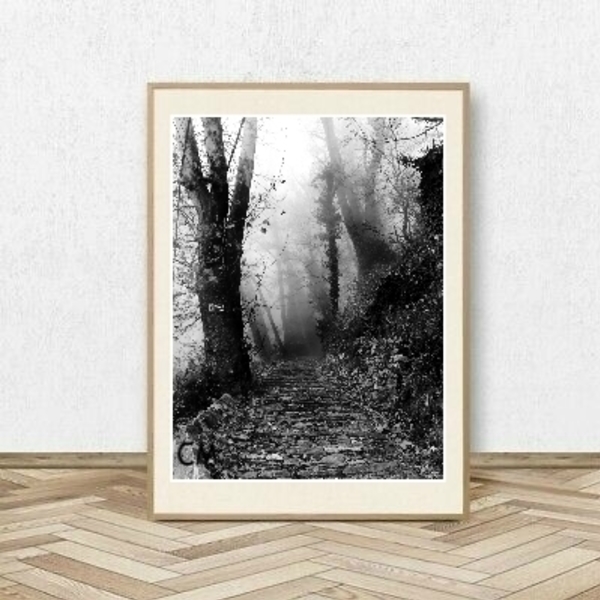 Φωτογραφία Ομίχλη διαστάσεις 13Χ17cm matt φινίρισμα - πίνακες & κάδρα, καλλιτεχνική φωτογραφία