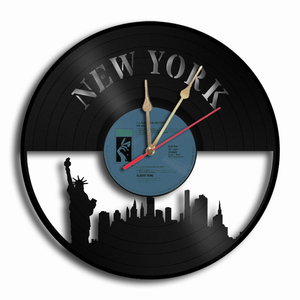 New York χειροποίητο ρολόϊ τοίχου - τοίχου, βινύλιο, ρολόγια