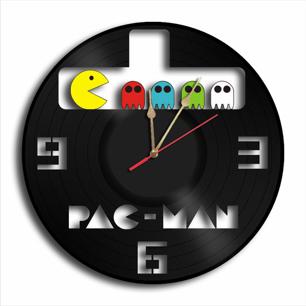 Pacman χειροποίητο ρολόϊ τοίχου - τοίχου, ρολόγια