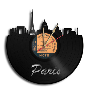 Paris χειροποίητο ρολόϊ τοίχου - τοίχου, βινύλιο, ρολόγια