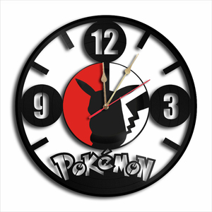 Pokemon χειροποίητο ρολόϊ τοίχου - τοίχου, βινύλιο, ρολόγια