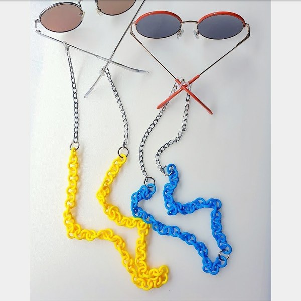 Αλυσίδα γυαλιών funky - αλυσίδες, χρωματιστό