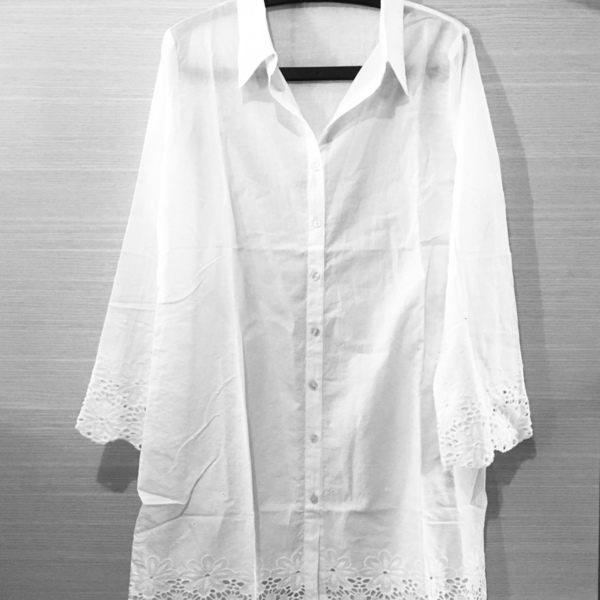Φόρεμα πουκαμισα -Beach life - mini, βαμβάκι, boho - 2