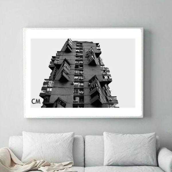Φωτογραφία City Buildings διαστάσεις 18Χ28cm matt φινίρισμα - πίνακες & κάδρα, καλλιτεχνική φωτογραφία - 2