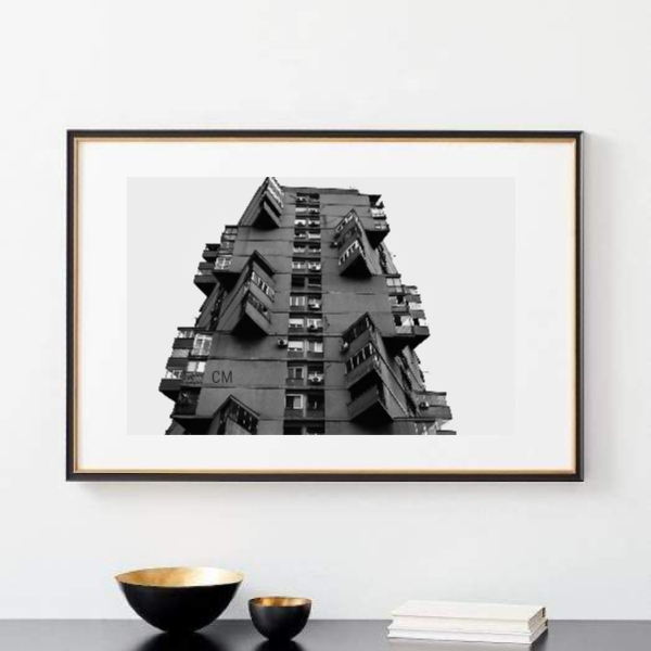 Φωτογραφία City Buildings διαστάσεις 18Χ28cm matt φινίρισμα - πίνακες & κάδρα, καλλιτεχνική φωτογραφία - 3