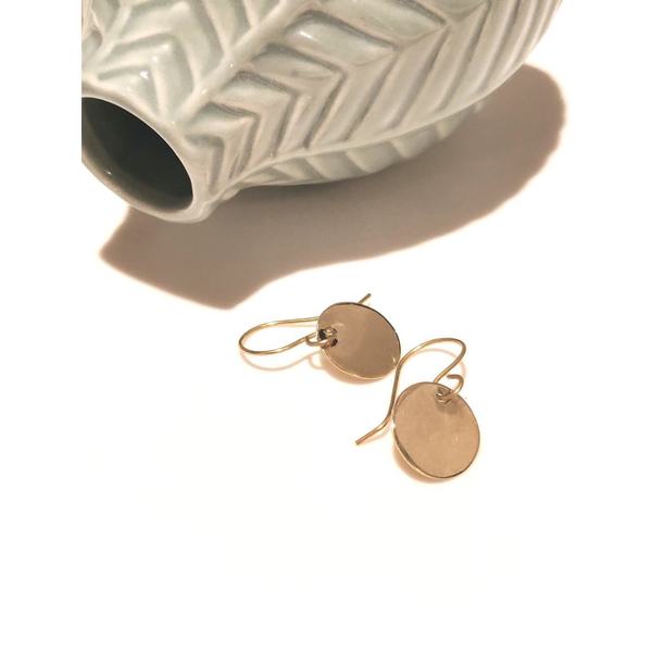 India earrings - ορείχαλκος, μικρά, boho, κρεμαστά - 3
