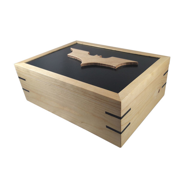 Χειροποίητο ξύλινο κουτί Batman Dark Knight - κουτί, ξύλινα διακοσμητικά