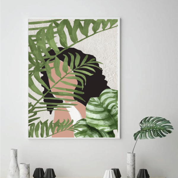 psithurism | artprint with plants | 50x70 - αφίσες, minimal - 4