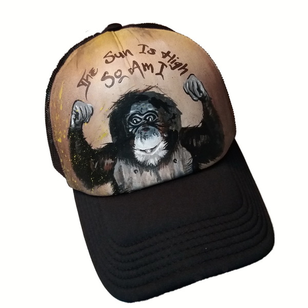 Custom/ Handpainted καπέλο - ζωγραφισμένα στο χέρι, γυναικεία, ανδρικά, δώρο, καπέλο