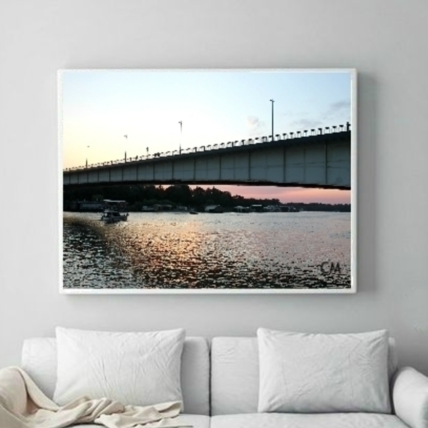 Φωτογραφία ποταμός Δούναβης - πίνακες & κάδρα, καλλιτεχνική φωτογραφία - 3