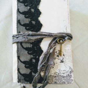 Journal book black lace