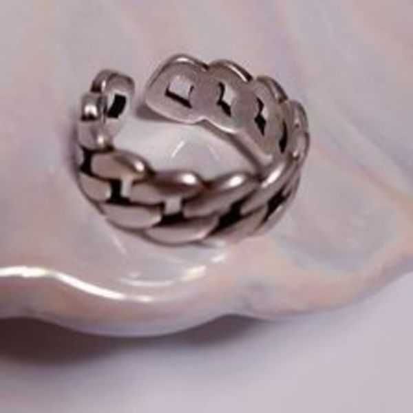 Chain ring - chevalier, επάργυρα, αυξομειούμενα, φθηνά