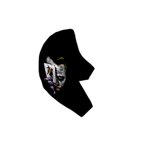 10.Μάσκα βαμβακερή-πολλαπλών χρήσεων-Σχέδιο "J 1-purple". - βαμβάκι, χειροποίητα, unisex, πλενόμενο, δερματολογικά ελεγμένη, μάσκες προσώπου - 2